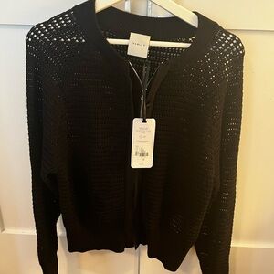 Varley Cameron Zip Through Knit Sweater